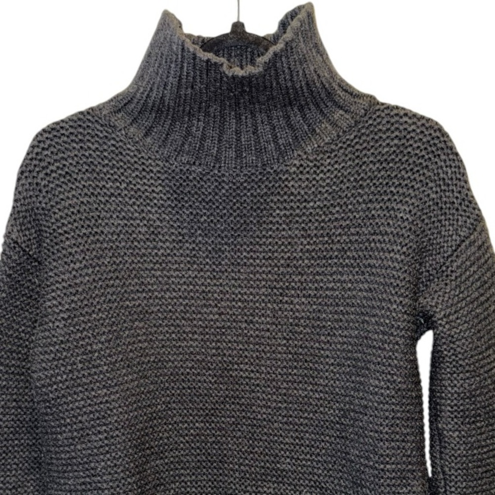 LULULEMON Karma Kurmasana Merino Wool Heather Black Sweater Size 4 - Picture 11 of 16